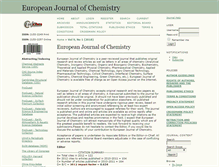 Tablet Screenshot of eurjchem.com